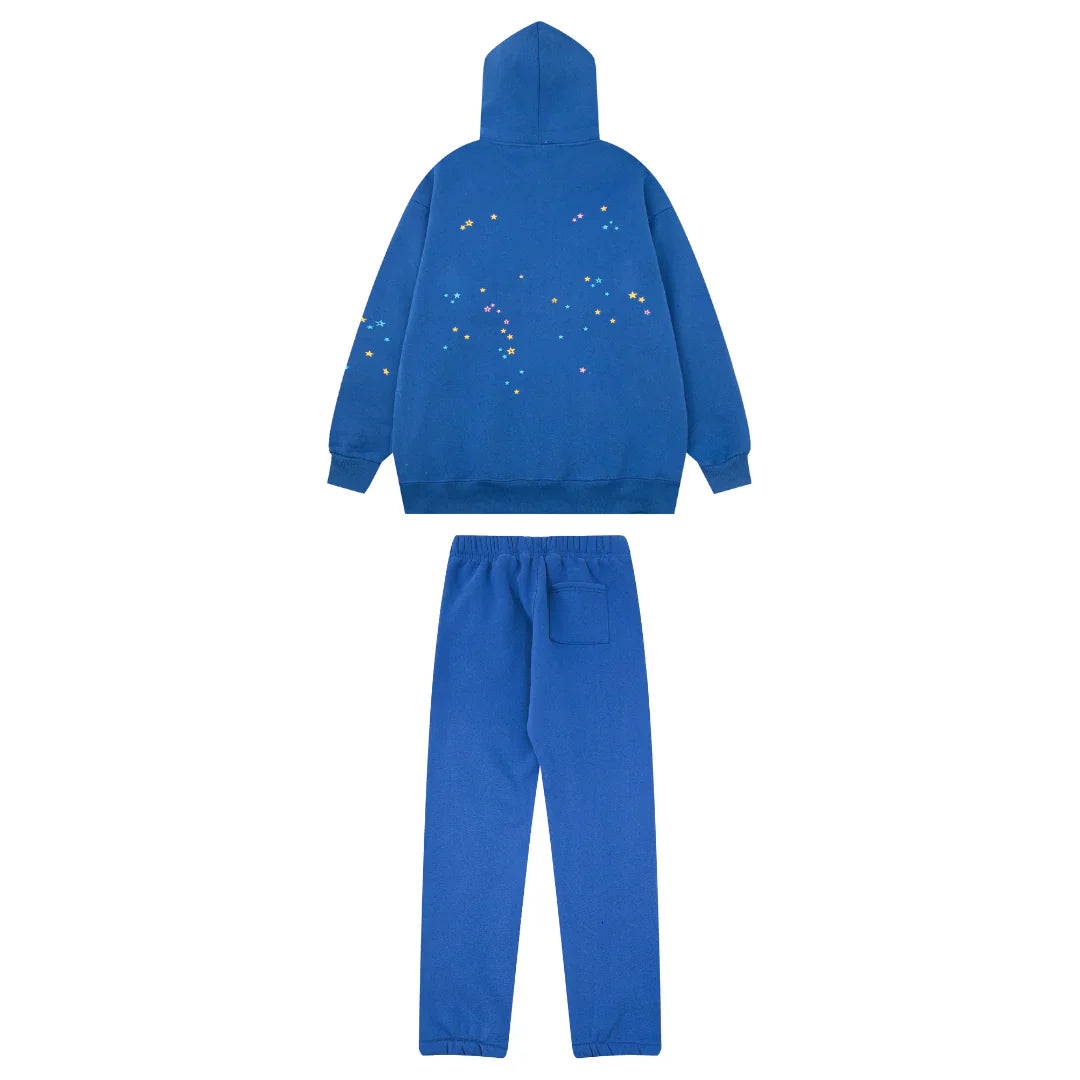 Sp5der Tracksuit Blue