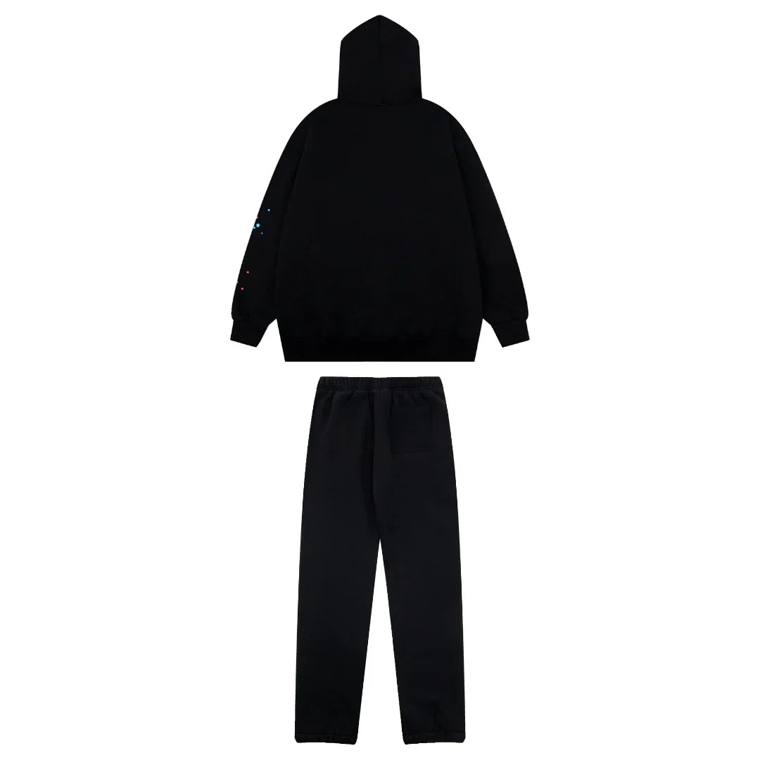 Sp5der Tracksuit Black