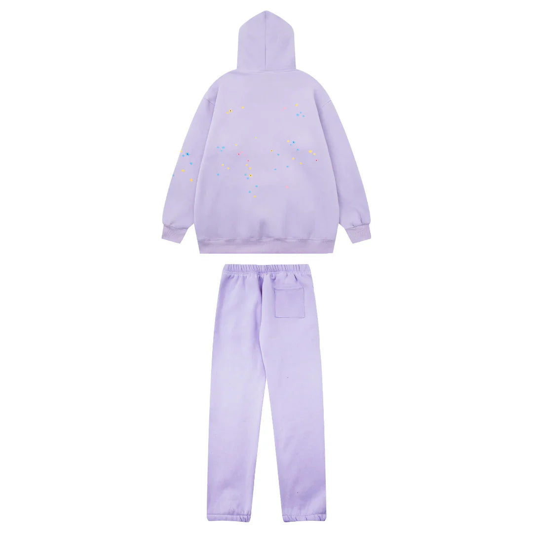 Sp5der Tracksuit Light Purple