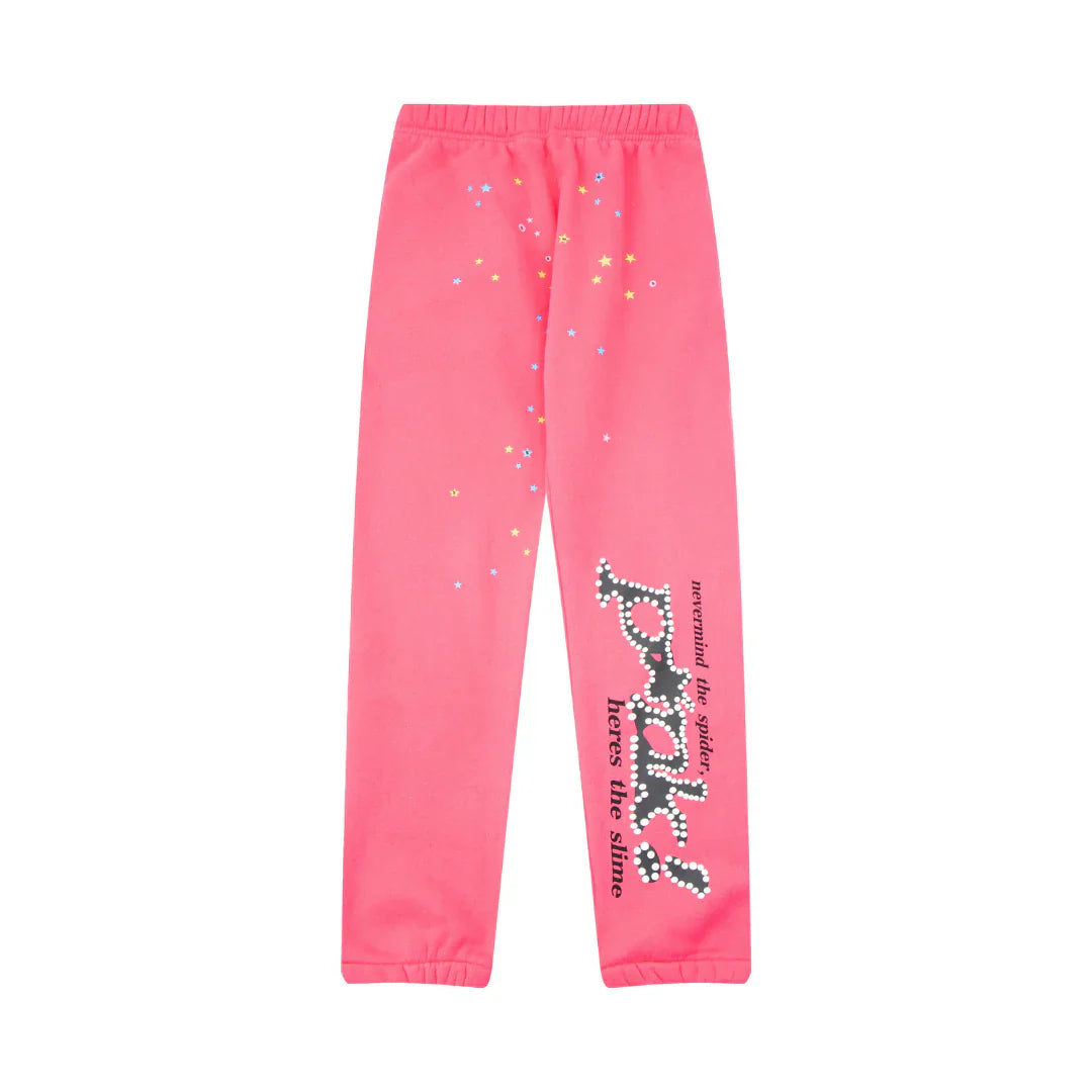 Sp5der Tracksuit Pink