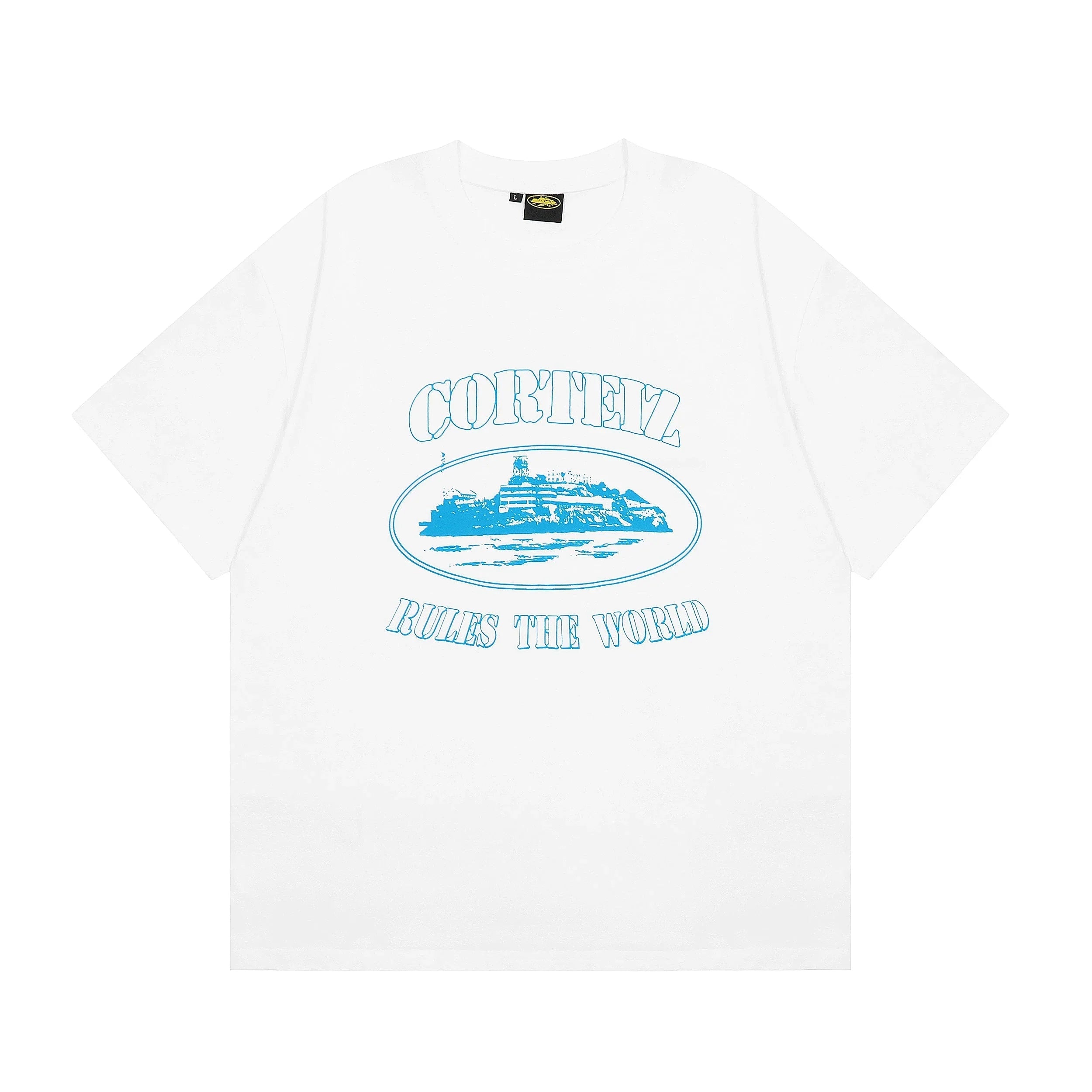 Alcatraz White Blue T-shirt