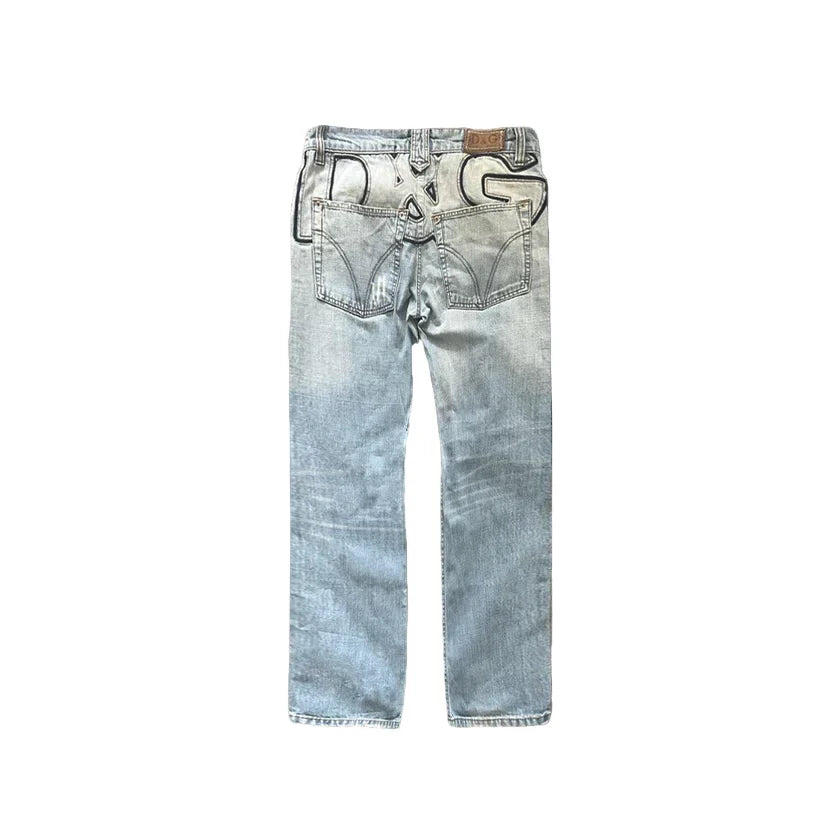 D&G Baggy Light Washed Jeans