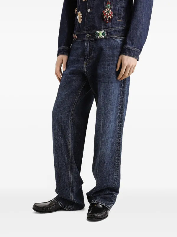 D&G Loose-Fit Blue Jeans