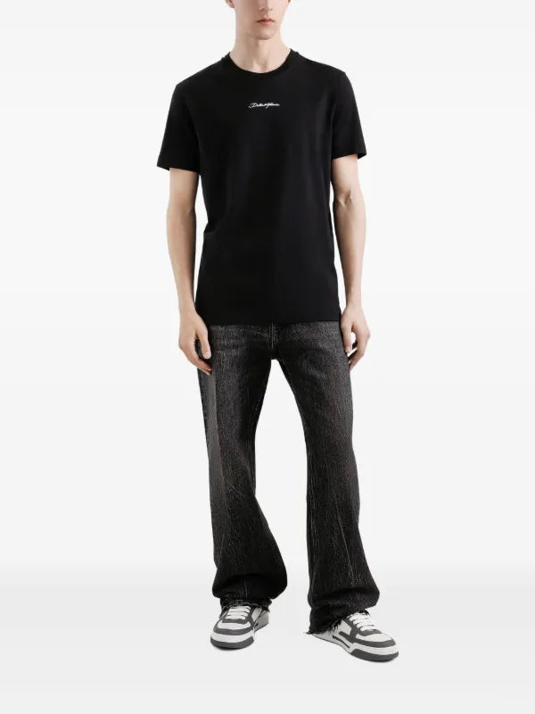 D&G Black Straight-Leg Jeans