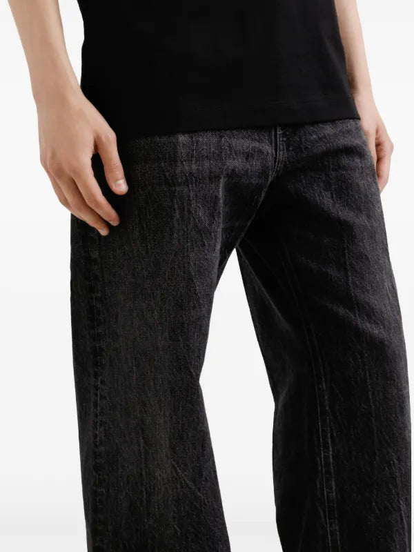 D&G Black Straight-Leg Jeans